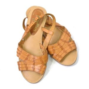 Vintage Leather Sandals | Vintage Sandals Size 8
